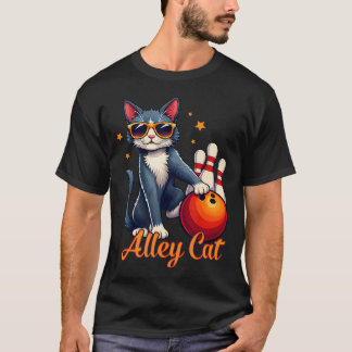 T-shirt Lunettes de soleil rétro pour joueur de quilles Al