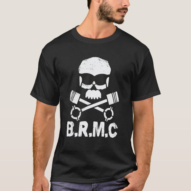 T-shirt Lunettes de soleil Skull Mechanics BRMC Cool (Devant)