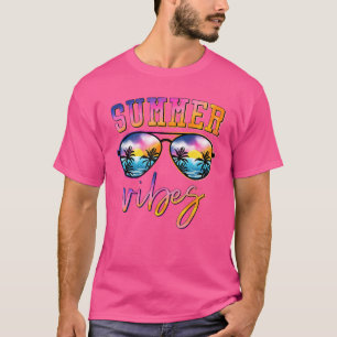 T-shirt Lunettes de soleil Summer Vibes Hawaii Beach Bonjo