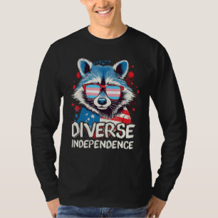 T-shirt Lunettes de soleil transgenre Raton laveur Indépen