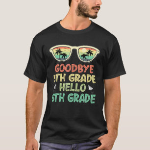 T-shirt Lunettes de soleil Vintages rétros Adieu 5E Année