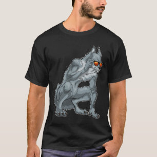 T-shirt Lunettes de soleil Werewolf Halloween