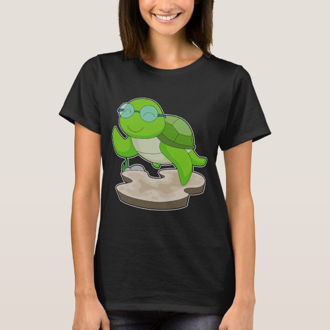 T-shirt Lunettes de tortue (Devant)