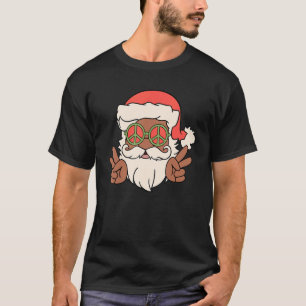 T-shirt Lunettes du Père Noël rétro Noël Noël Noël Noël No