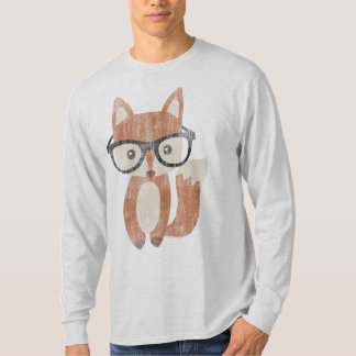 T-shirt Lunettes Hipster vintage mignonne Baby Fox
