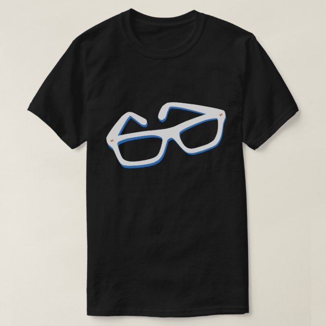 T-shirt Lunettes Nerd cool (Design devant)