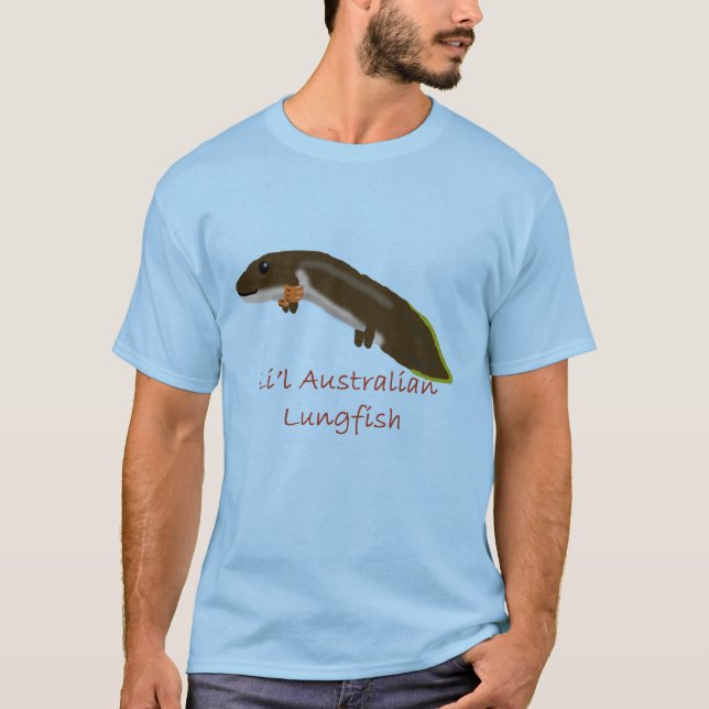 T-shirt Lungfish australien mignon (Devant)