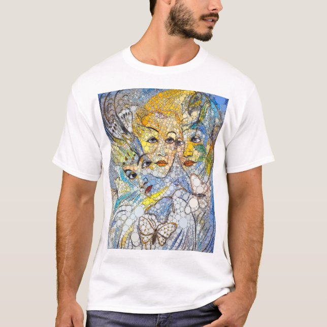 T-shirt Lunis, points d'infini par Francis Picabia (Devant)