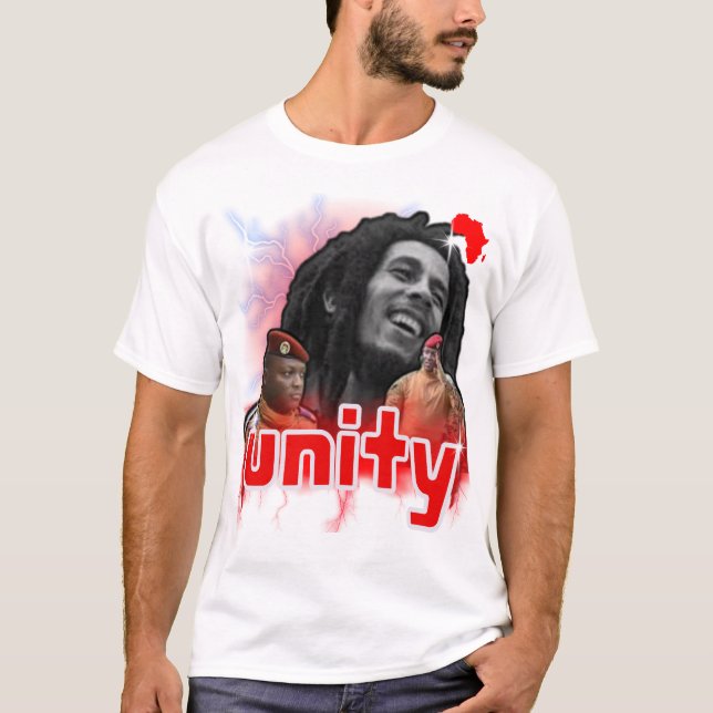 T-shirt L'unité africaine. (Devant)