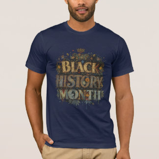 T-shirt L'unité du mois de l'histoire noire en couleur
