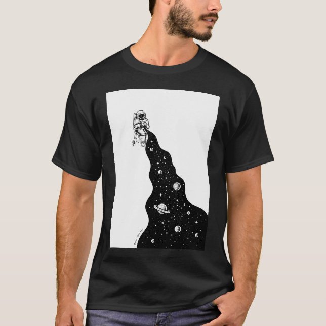 T-shirt L'univers est tissé (Devant)