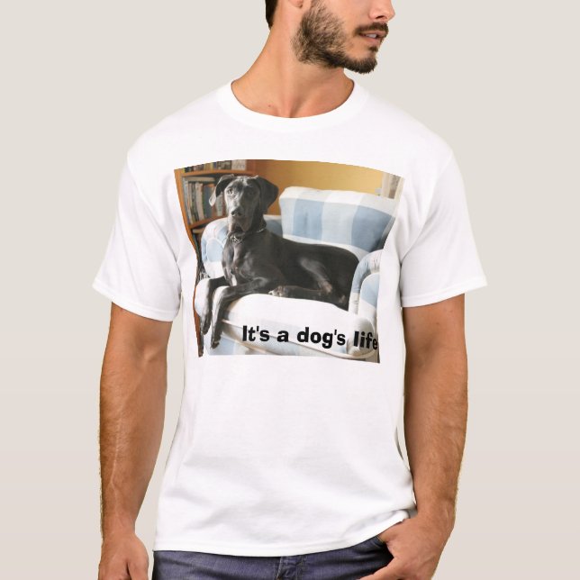 T-shirt Lunk, c'est la vie d'un chien (Devant)