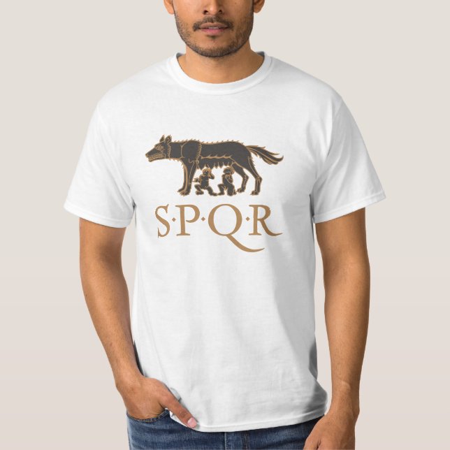 T-shirt Lupa Capitolina SPQR (Devant)