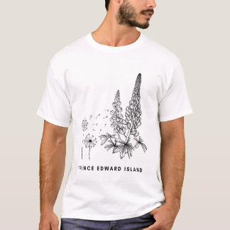 T-shirt Lupines & Dandelions PEI