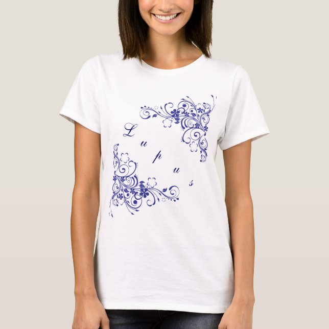 T-shirt Lupus dans le bleu (Devant)