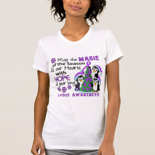 T-shirt Lupus de pingouins de Noël