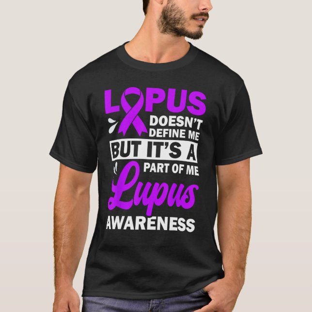 T-shirt Lupus ne me définit pas, mais ça fait partie de mo (Devant)