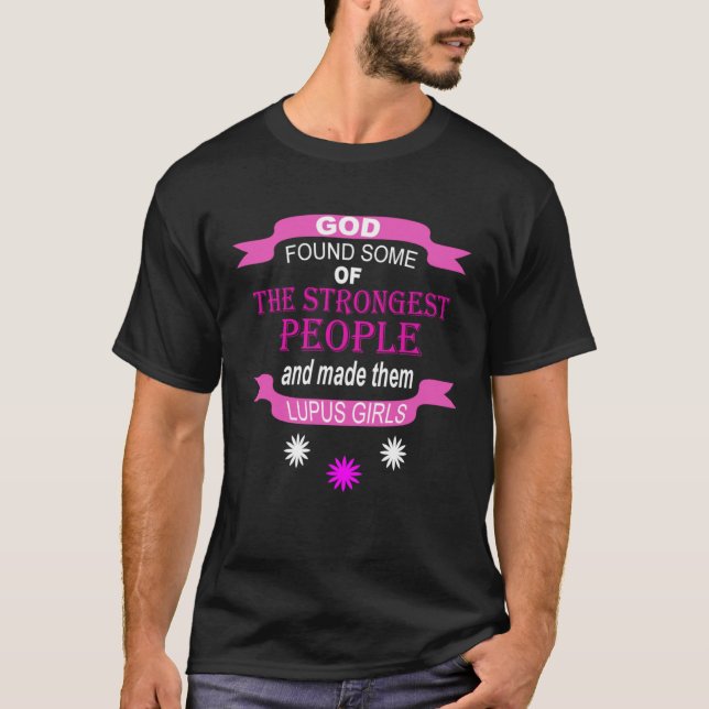 T-shirt Lupus sensibilisation Guerrier pour les filles com (Devant)