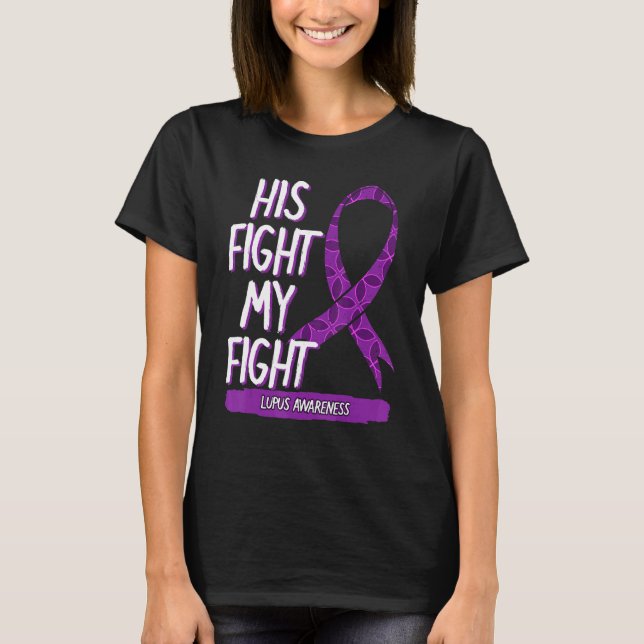 T-shirt Lupus Sensibilisation Lutter contre le papillon de (Devant)
