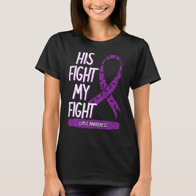 T-shirt Lupus Sensibilisation Lutter contre le papillon de (Devant)