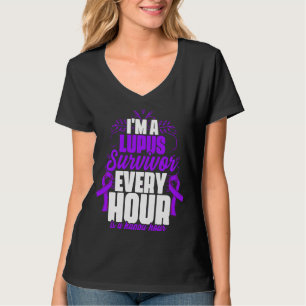 T-shirt Lupus Survivant Lupus Purple Ribbon Lupus Sensibil