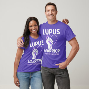 T-shirt LUPUS WARRIOR Purple Ribbon Sensibilisation