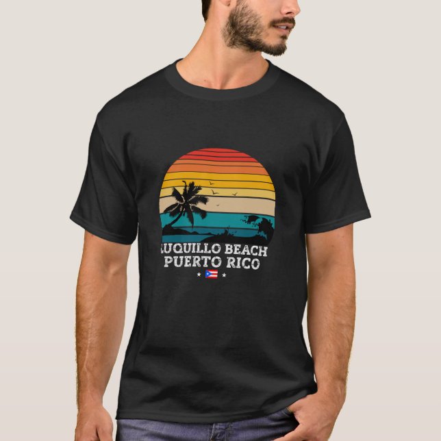 T-SHIRT LUQUILLO BEACH PORTO RICO (Devant)