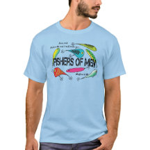 Lures colorées | Fishers of Men Christian Shirt