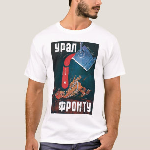 T-shirt L'URSS, Russe, Soviétique, propagande, guerre,