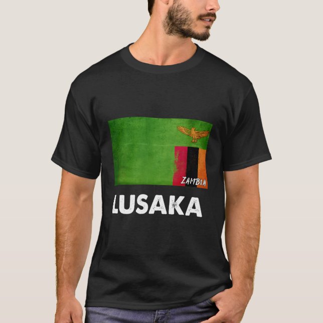 T-shirt Lusaka Zambie (Devant)