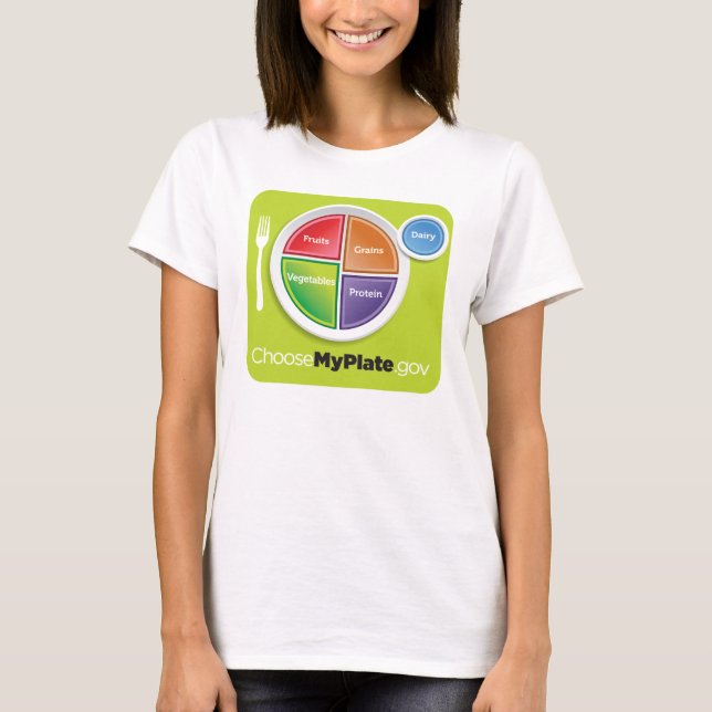 T-shirt L'USDA choisissent mon plat (Devant)