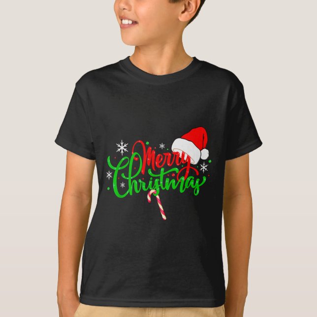 T-shirt Lustiges Weihnachts Geschenke Merry Christmas Funn (Devant)
