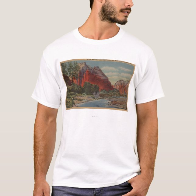 T-shirt L'Utah - bâti majestueux et atterrissage de l'ange (Devant)