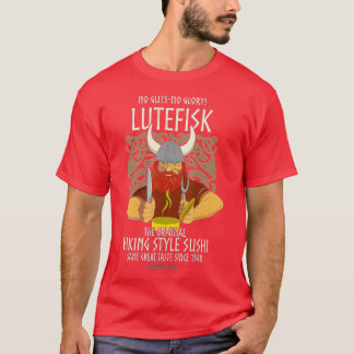 T-shirt Lutefisk Design original Viking Sushi Funny Lutefi