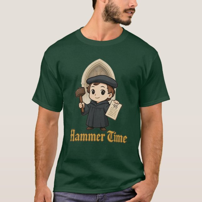 T-Shirt Luther Marteau à Temps (Devant)