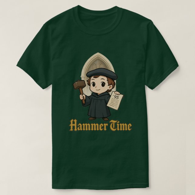 T-Shirt Luther Marteau à Temps (Design devant)