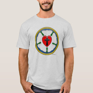 T-shirt Luther Rose au relief