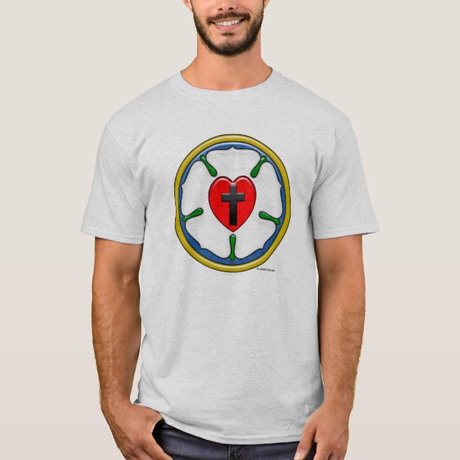 T-shirt Luther Rose au relief (Devant)