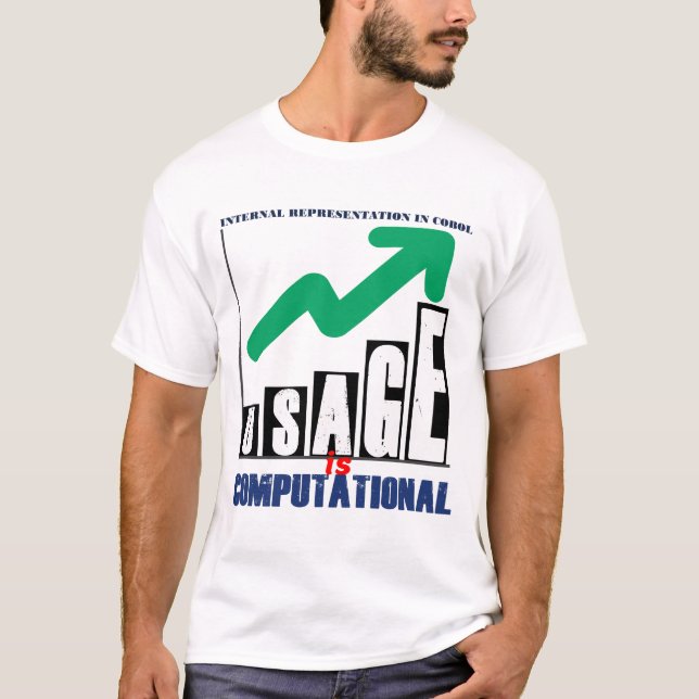 T-shirt L'utilisation est informatique dans la programmati (Devant)