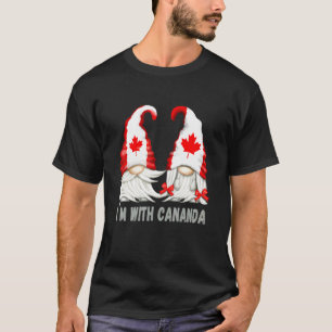 T-shirt Lutin Canadiens Drapeau de l'équipe avec feuille d