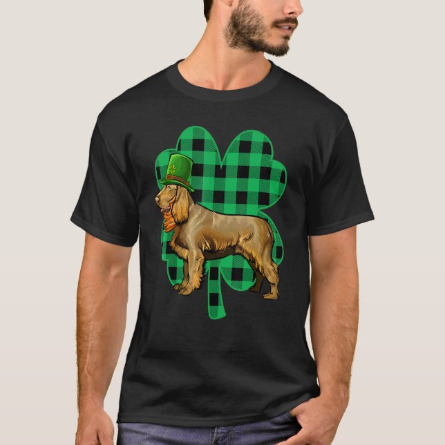 T-shirt Lutin de Boykin Spaniel Saint-Patrick Chanceux C (Devant)