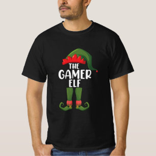 T-shirt Lutin de joueur de jeux vidéo pour famille assorti