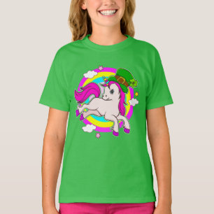 T-shirt Lutin de licorne de Jour de la Saint Patrick