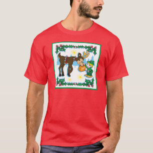 T-shirt Lutin de Noël et renne