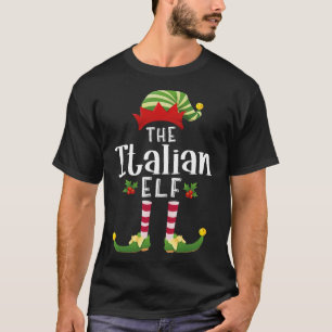 T-shirt Lutin de Noël italien Pâques assorties de Noël Fêt