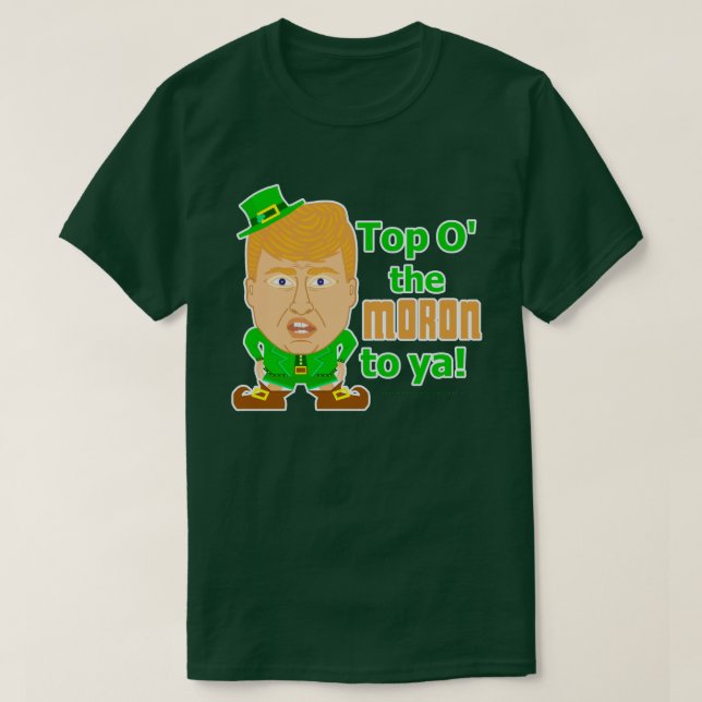 T-shirt Lutin drôle de Jour de la Saint Patrick de Donald (Design devant)