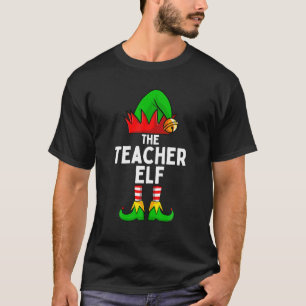 T-shirt Lutin Enseignant Correspondant Famille Noël Femmes