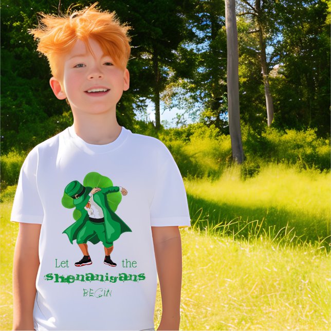 T-shirt Lutin Farce de la Saint-Patrick Trèfle (Créateur téléchargé)