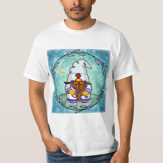 T-shirt Lutin infirmier masculin  (Devant)