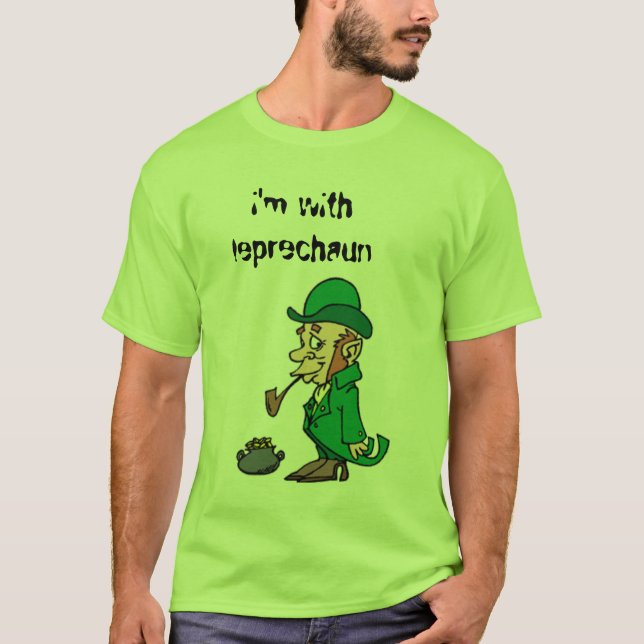 T-shirt lutin, je suis avec le lutin (Devant)